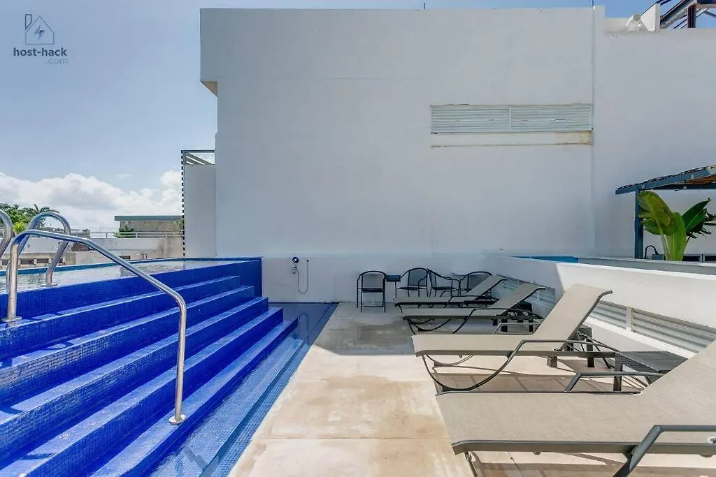 Apartment Comfy Aptartment With Pool Near 5Th Avenue & Mamitas Beach - Danzamar 3 Playa del Carmen