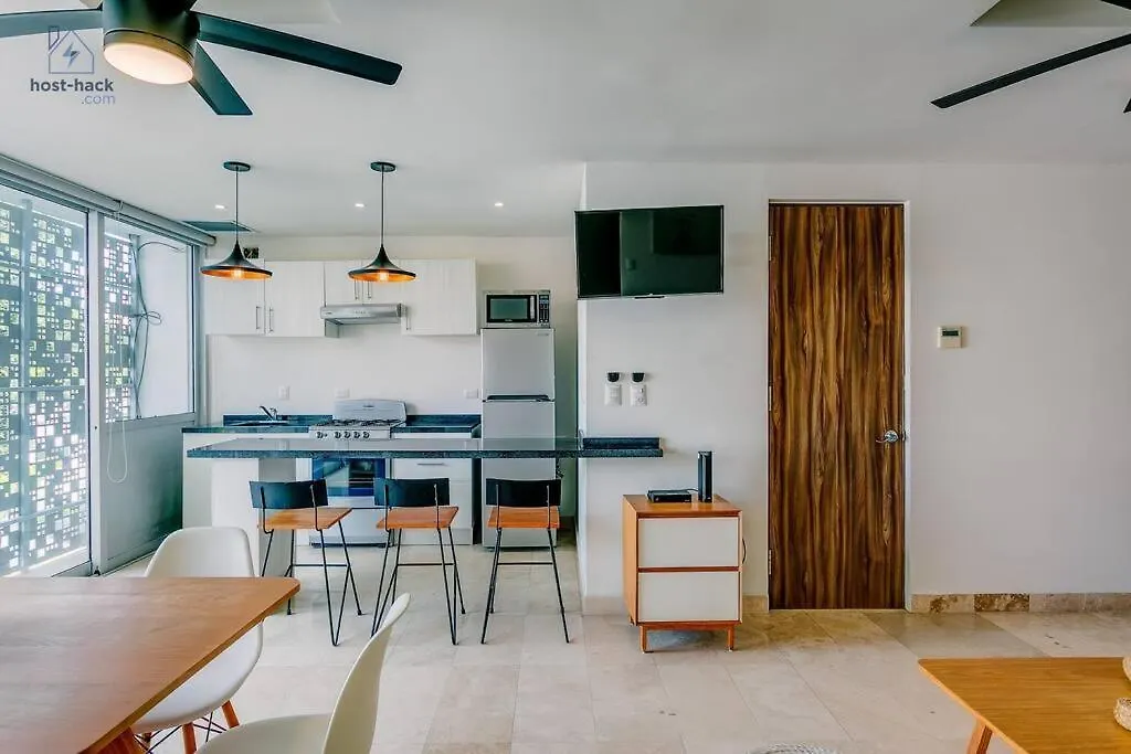 Comfy Aptartment With Pool Near 5Th Avenue & Mamitas Beach - Danzamar 3 Playa del Carmen 0*,  Mexico