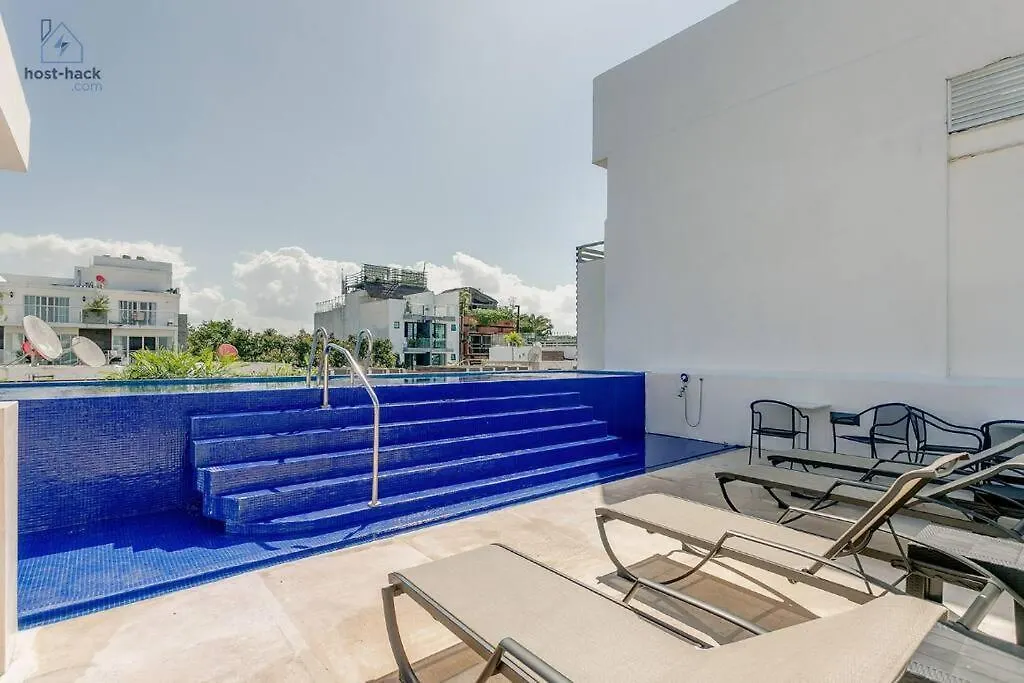 Comfy Aptartment With Pool Near 5Th Avenue & Mamitas Beach - Danzamar 3 Playa del Carmen